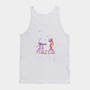 Nazca man with Nazca dog Tank Top